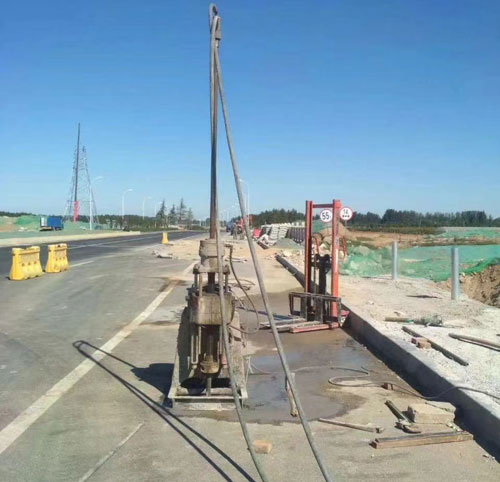 泉港公路高聚物注浆加固